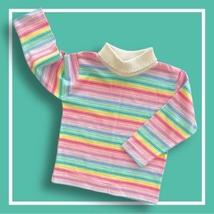 Vintage Health-Tex Stripes Turtleneck - 3T - GVC